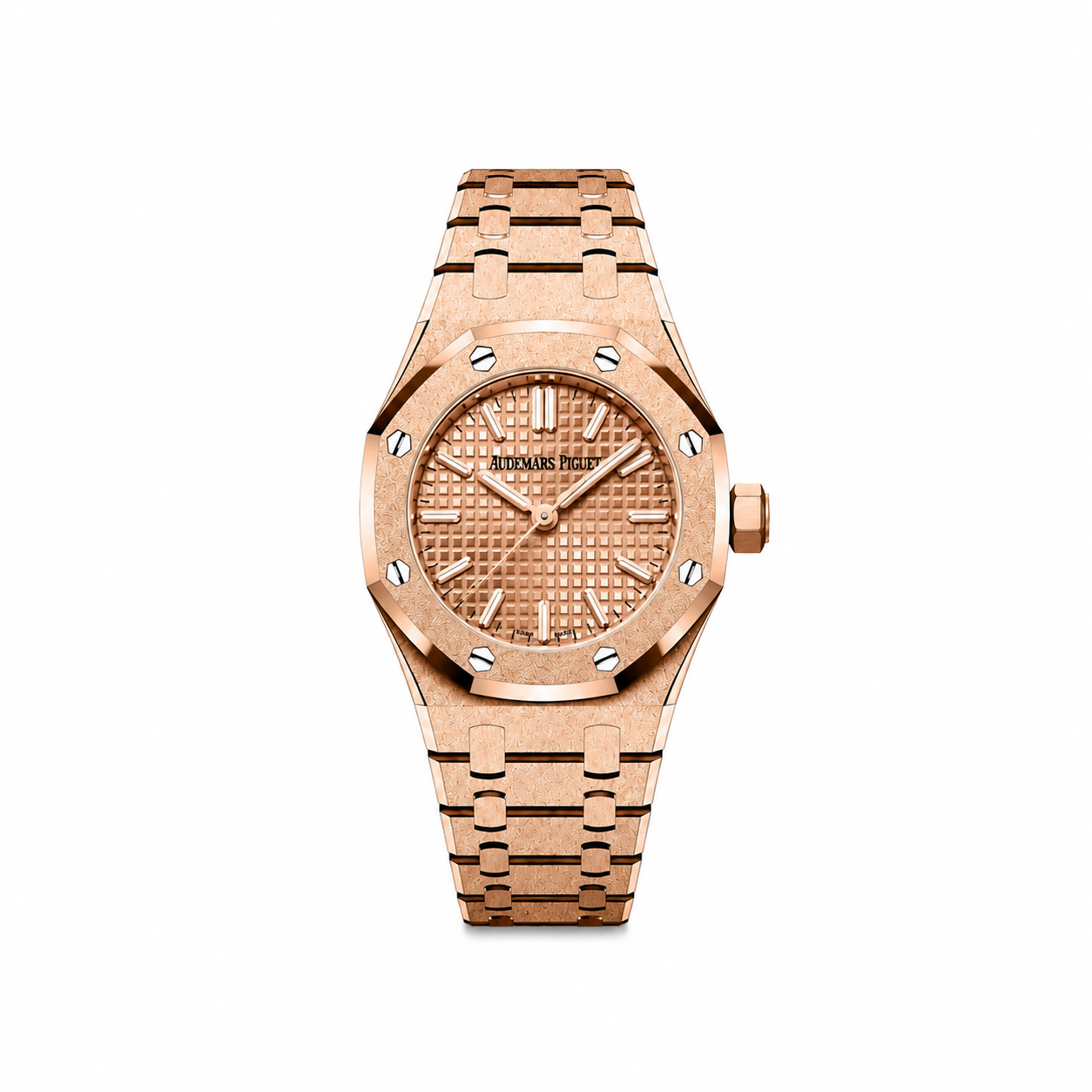 IMG-7807.png Audemars Piguet Royal Oak Mini Frosted RoseGold 23MM Quartz - Image 1