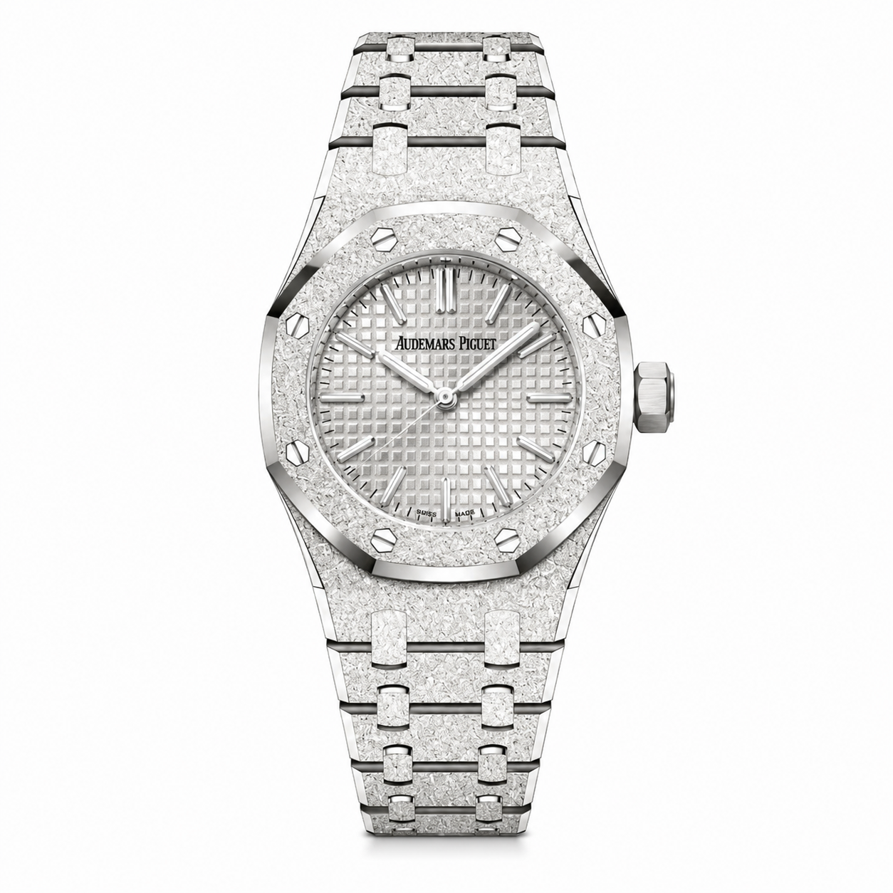 IMG-7808.png Audemars Piguet Royal Oak Mini Frosted White 23mm Quartz - Image 1