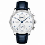 Iwc Portugieser Chronograph 41mm
 White Blue Dial