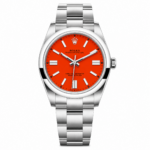 Rolex Oyster Perpetual 36mm Coral Red Dial