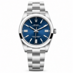 Rolex Oyster Perpetual 36mm Blue Sunburst Dial