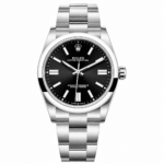 Rolex Oyster Perpetual 41mm Black Sunburst Dial