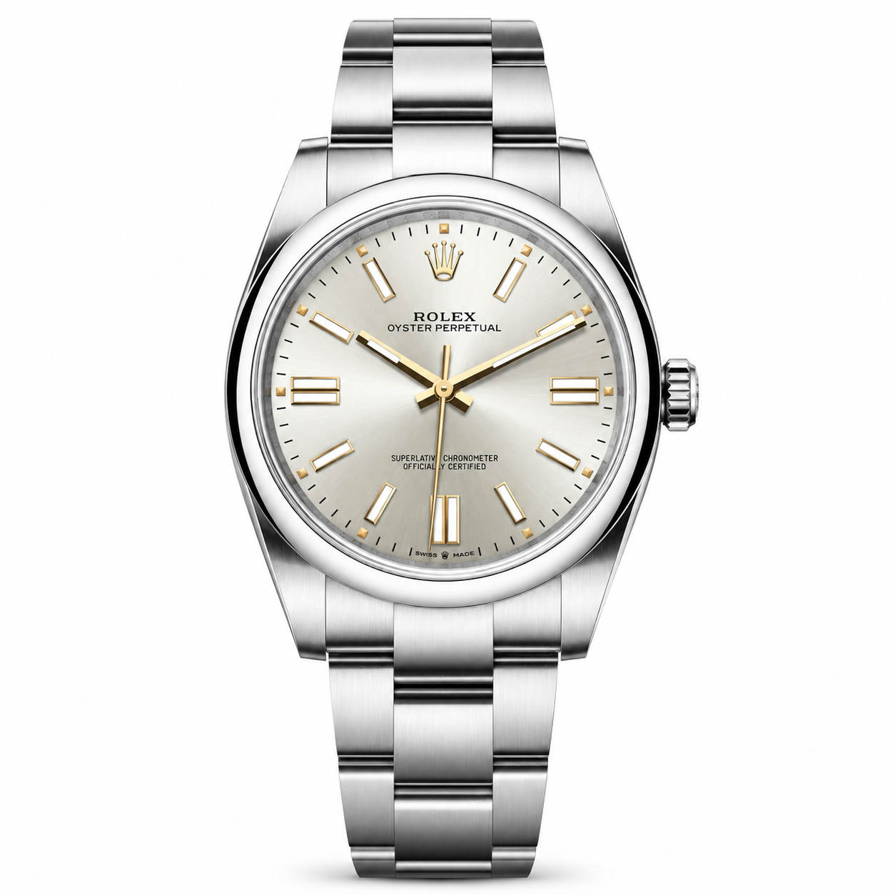 IMG-8046.png Rolex Oyster Perpetual 41mm Silver Sunburst Dial - Image 1