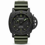 Panerai Submersible Marina Militare Carbon Green Ops