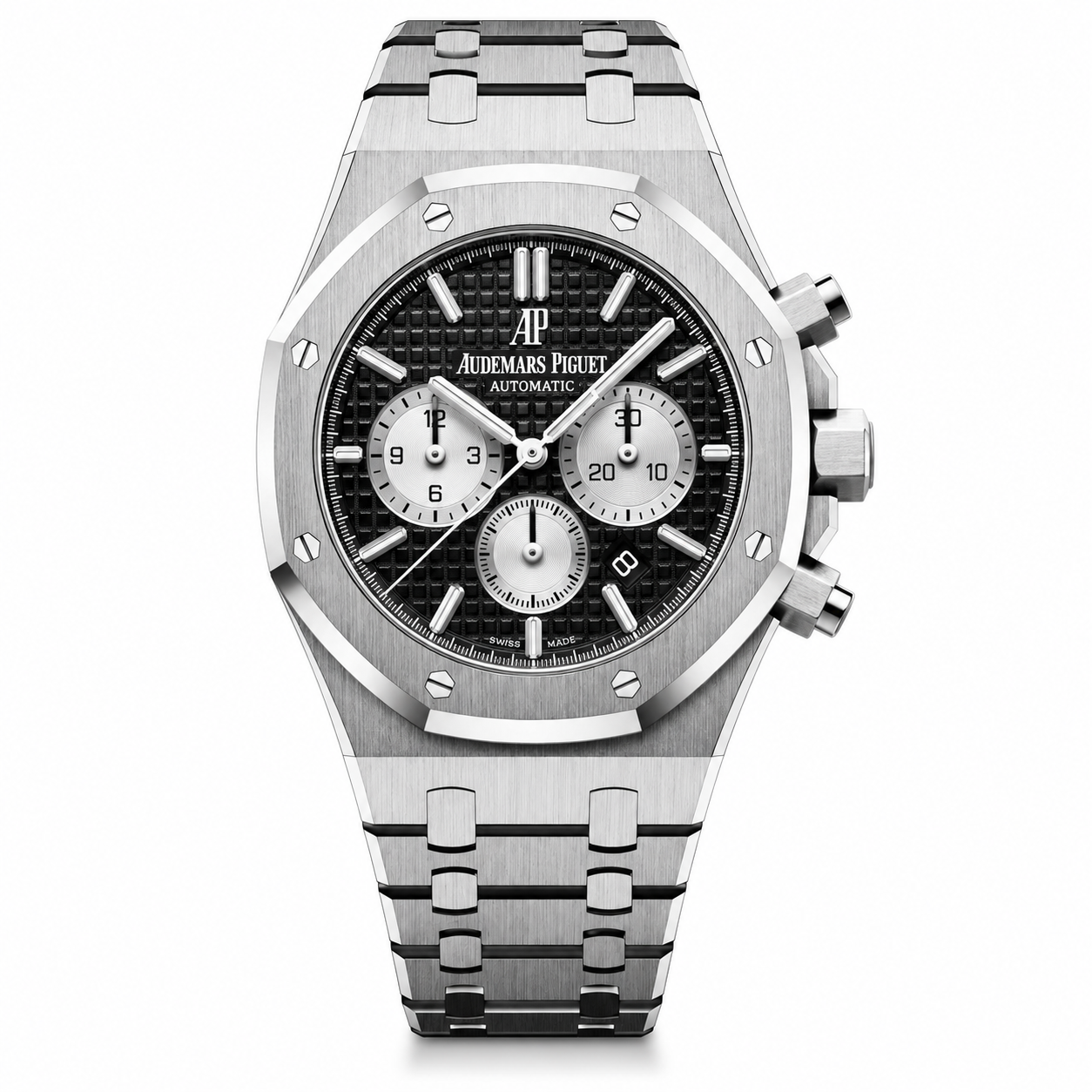 IMG-8159.png Audemars Piguet Royal Oak Chronografh Watch Black Dial 41mm - Image 1