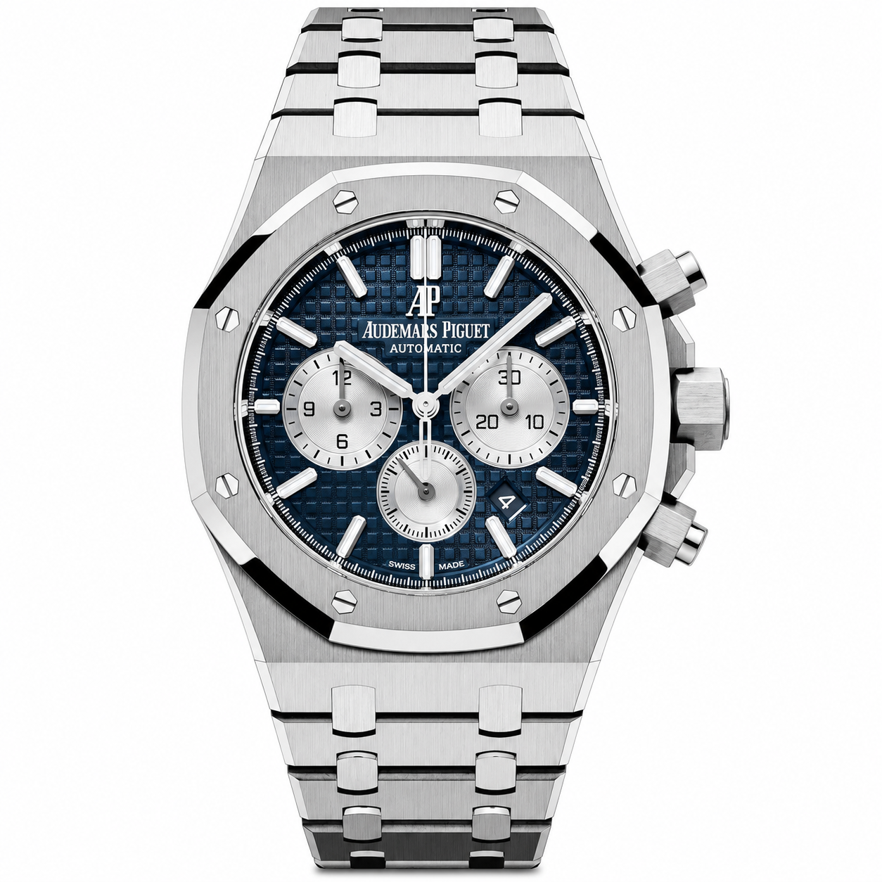 IMG-8162.png Audemars Piguet Royal Oak Chronografh Watch Blue Dial 41mm - Image 1