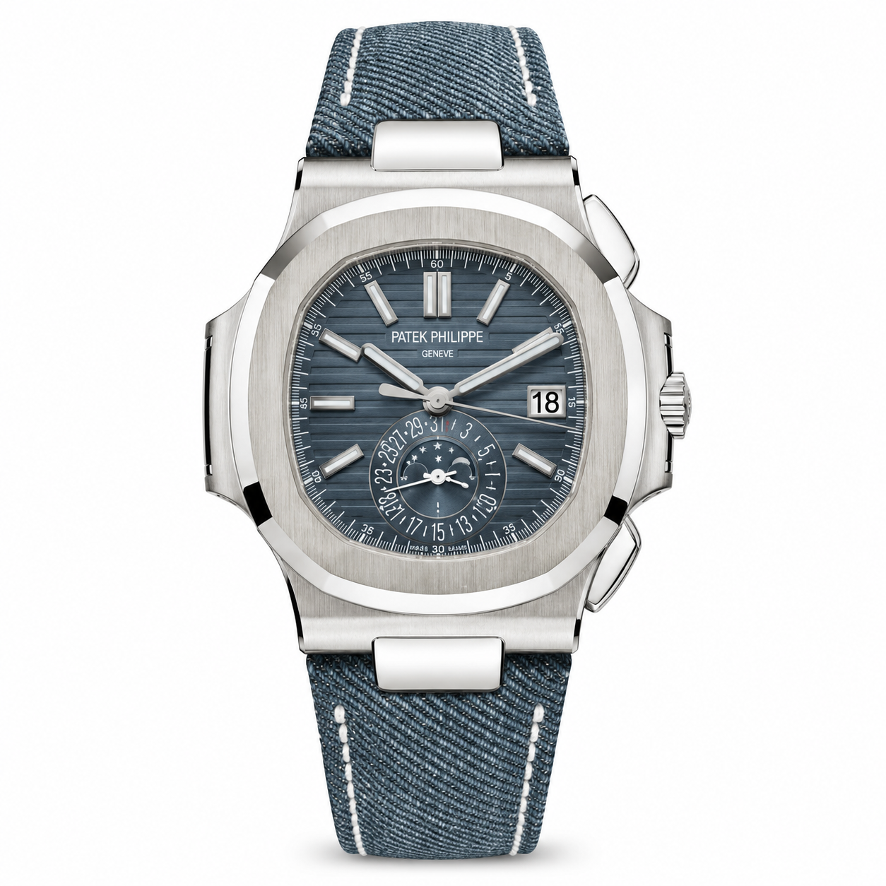 IMG-8464.png Patek Philippe Nautilus Moonphase Blue Dial Jean - Image 1