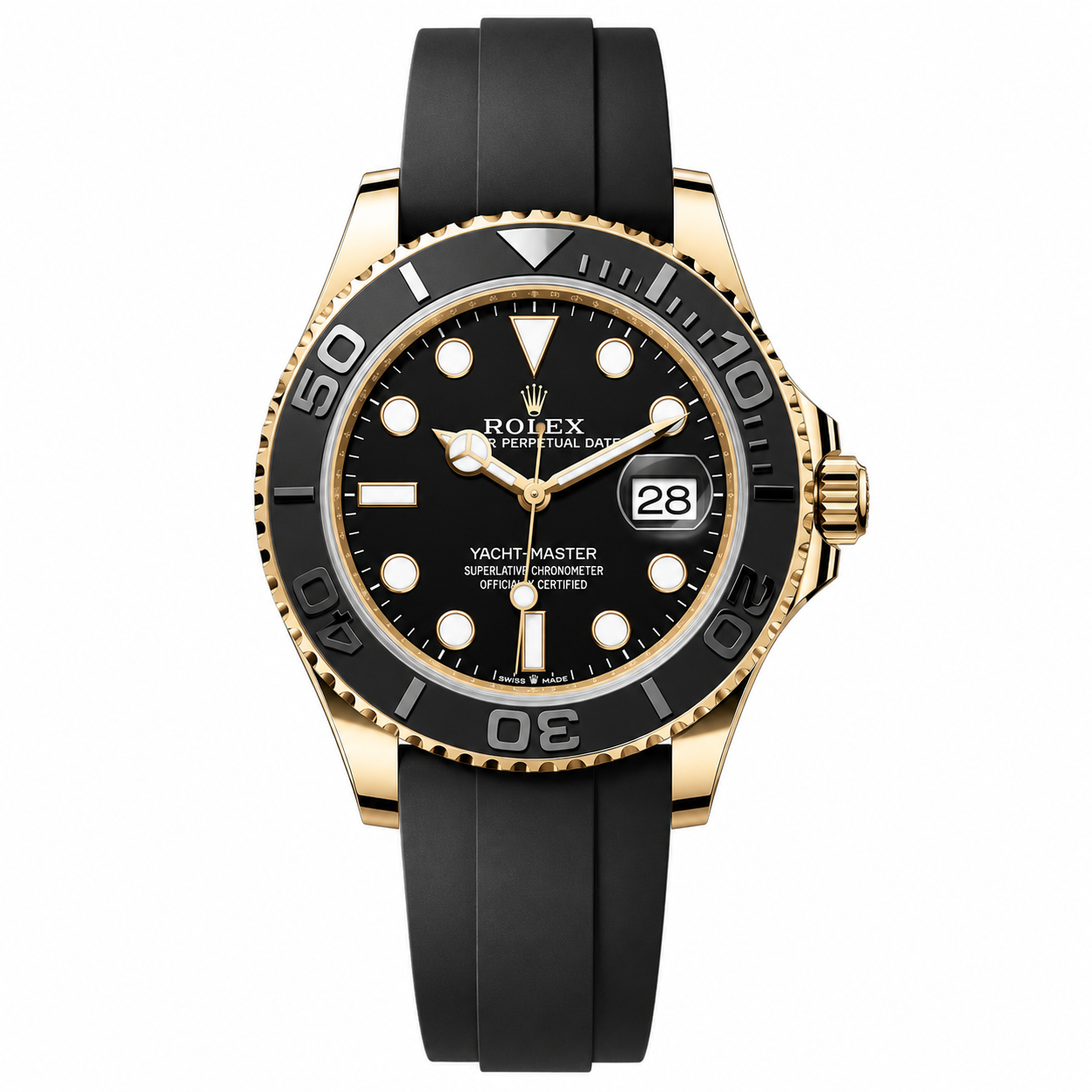 IMG-8604.png Rolex Yacht-Master 42 Yellow Gold Black Dial - Image 1