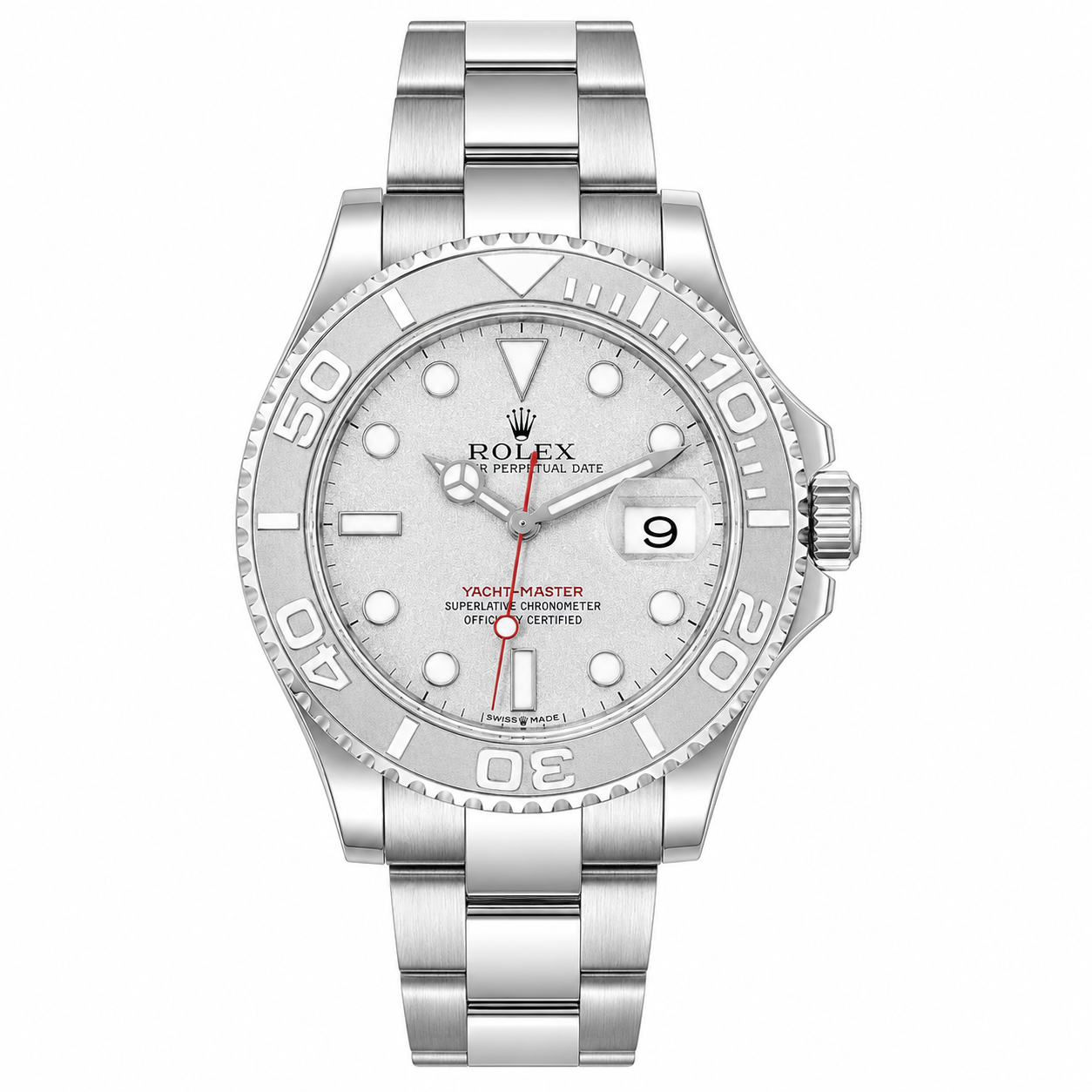 IMG-8608.png Rolex Yacht-Master 40 Rolesium Silver Dial - Image 1