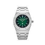 Audemars Piguet Royal Oak 15202PT.OO.1240PT.01 'Jumbo' Extra-Thin Platinum Green Dial (2021)