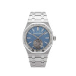 Audemars Piguet Royal Oak 26535PT.ZZ.1220PT.01 Selfwinding Flying Tourbillon Platinum Light Blue Dial