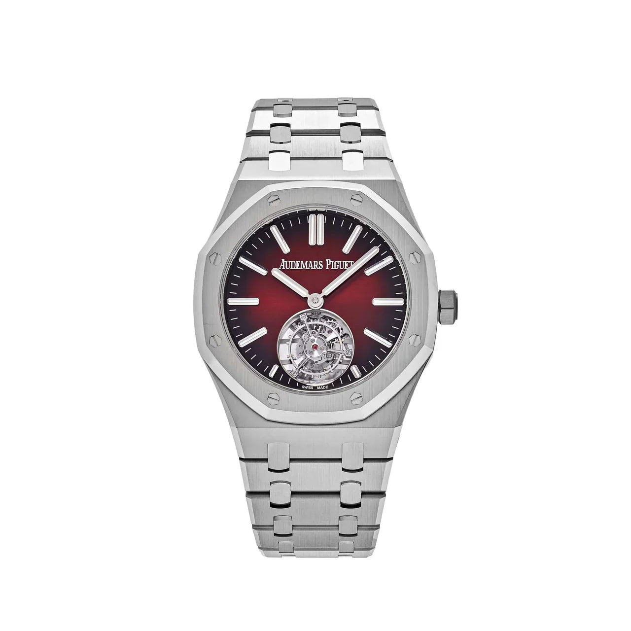 audemars-piguet-royal-oak-26730st-oo-1320st-05-selfwinding-flying-tourbillon-red-burgundy-stainless-steel-audemars-piguet-41747375128820_1280x_8997ea06-2cd3-44b4-b469-2a60a9763b90.jpg Audemars Piguet Royal Oak 26730ST.OO.1320ST.05 Selfwinding Flying Tourbillon Red Burgundy Steel - Image 1