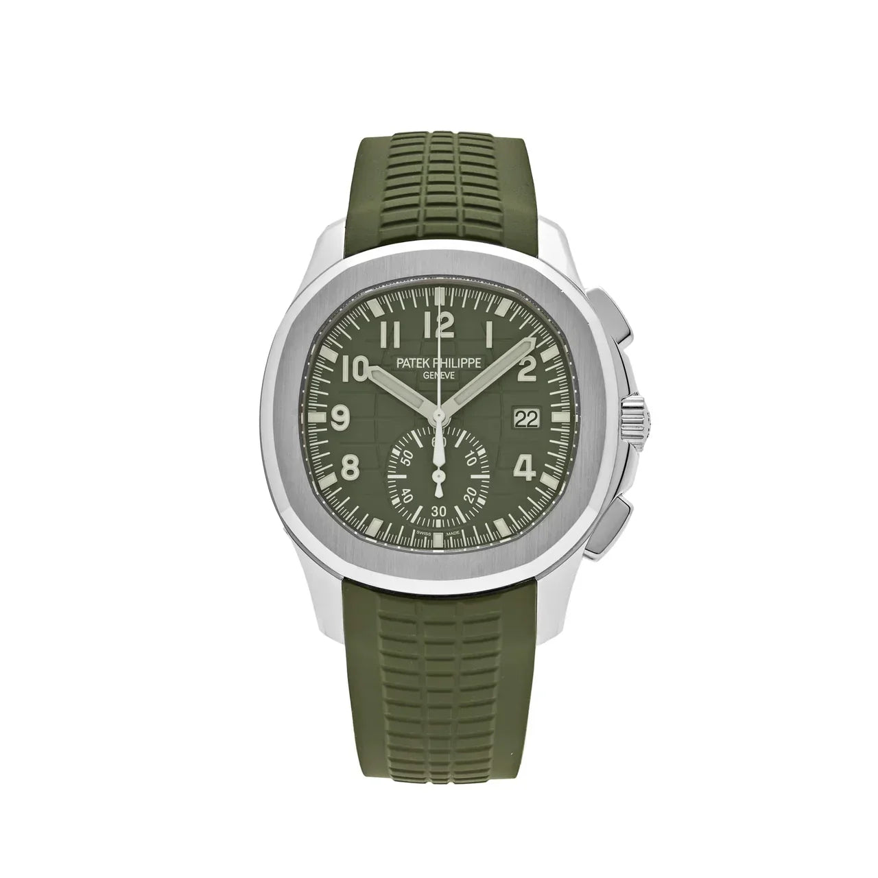 patek-philippe-aquanaut-5968g-010-chronograph-white-gold-khaki-green-dial-2021-patek-philippe-41613793296628_1280x_8a1cfa4a-53fe-4161-a479-f40da13a91cb.jpg Patek Philippe Aquanaut 5968G-010 Chronograph White Gold Khaki Green Dial - Image 1