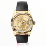Yellow Gold With Rubber